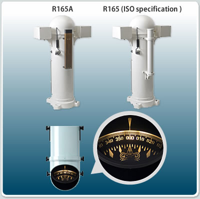 Osaka Nunotani Seiki KN R165 and R165-A Magnetic Compass